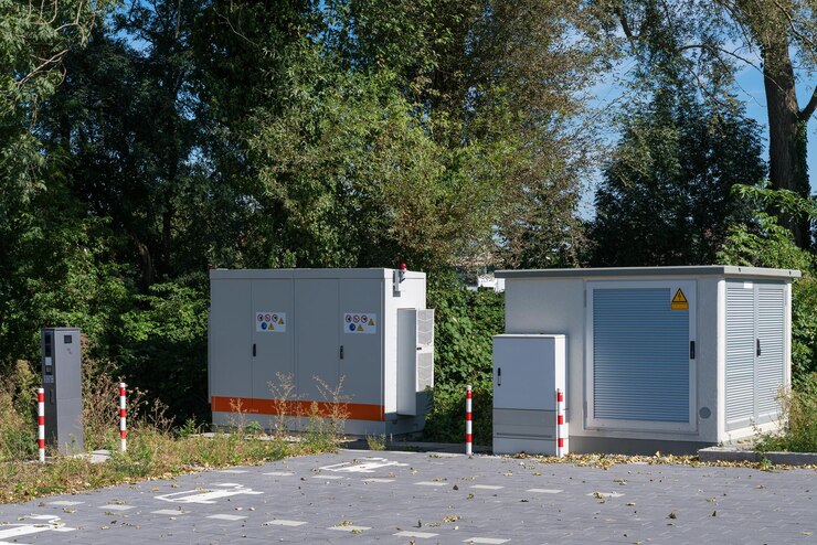 Outdoor temporary large load centers